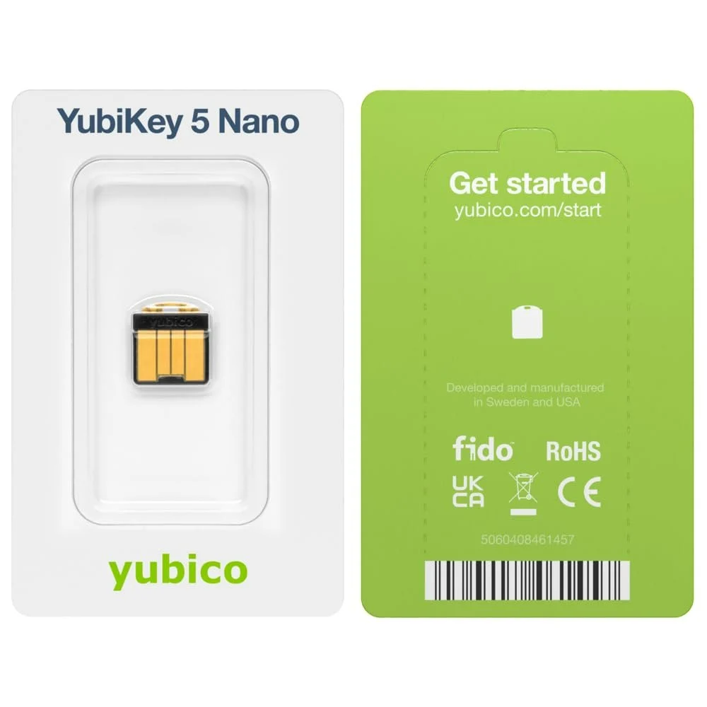 Yubico YubiKey 5 Nano - USB Security Key